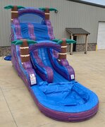 18 Foot Purple Paradise Water Slide