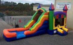 Rainbow Castle Water Slide