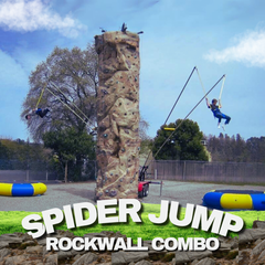 Rock Climbing Wall Bungee Combination