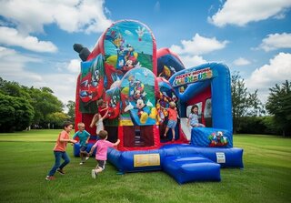 Mickey Mouse Park 5in1 Bounce House Combination Dry