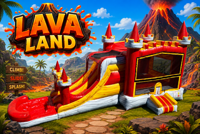Lava Land Dual Lane Combo 