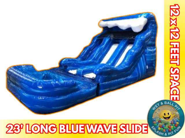 12' Blue Wave Dual Slide With Pool