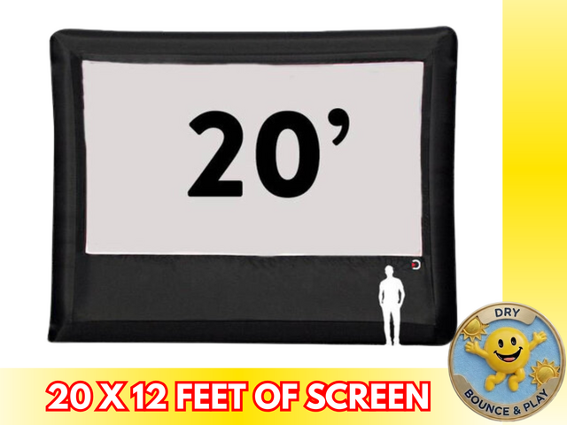 20 feet inflatable screen