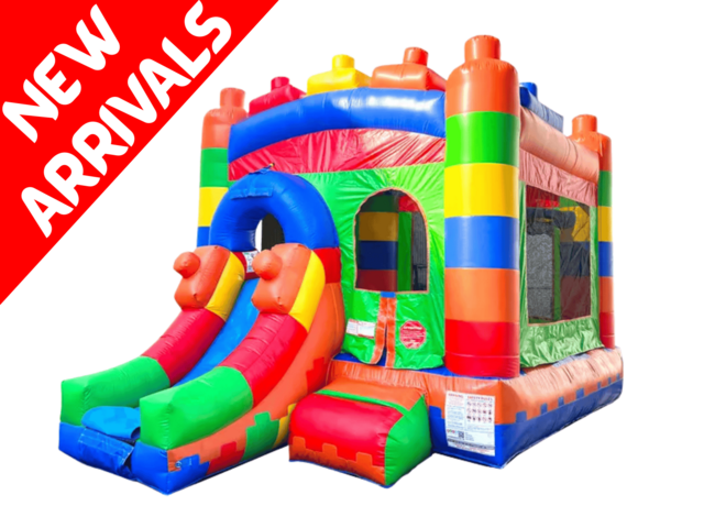 Lego Bounce House with Slides