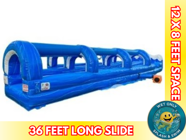 36' Blue Wave Dual Slip n Slide