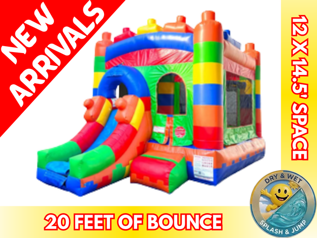 Lego Bounce House with Slide