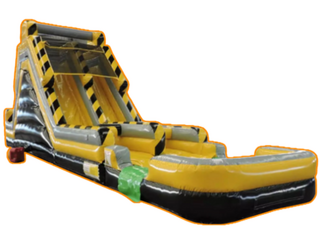  22' Toxic Dual Slide With Pool