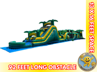 92' Tropical Obstacle Course 