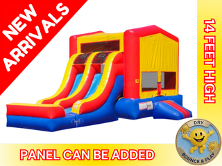 Bounce House Combo  Dual  Slide - Dry