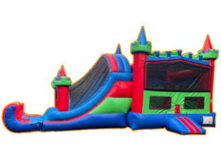Castle Combo -Dual Slide With Pool