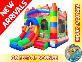 Lego Bounce House with Slide