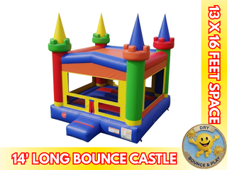 Rainbow Castle Bounce House