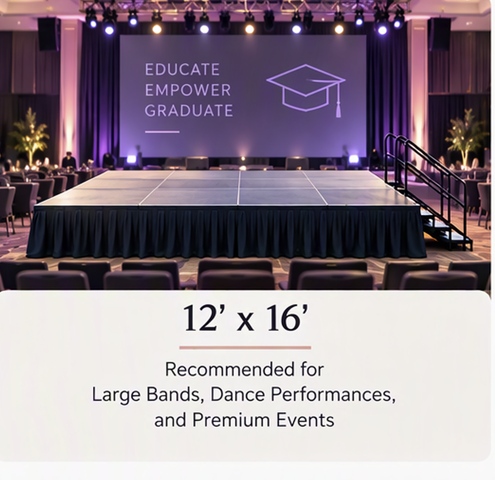 12x16 Presentation Event Stage