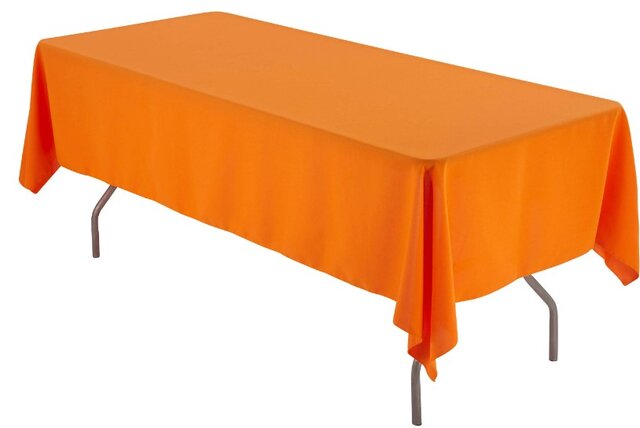 Orange -Rectangle Table Cloth