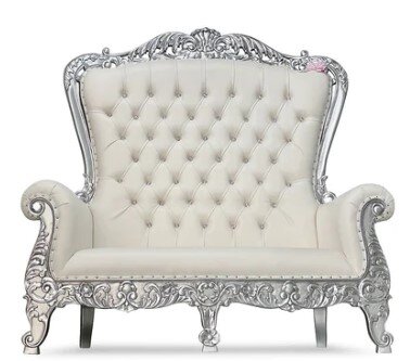 Double Throne Ivory/Silver