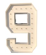 #9 Marquee Number with Lights-4FT
