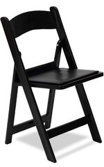 Black Padded Fancy Chair