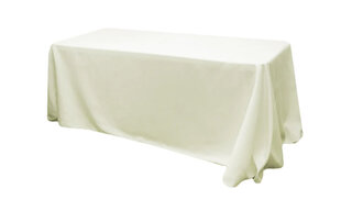 Floor Length Ivory- Rectangle Table Cloth