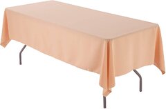 Peach- Rectangle Table Cloth