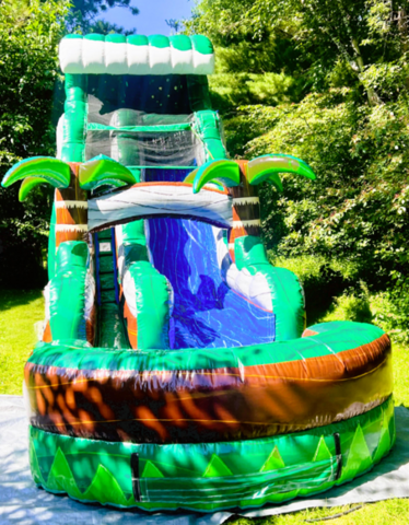18' Tsunami Waterslide with Pool