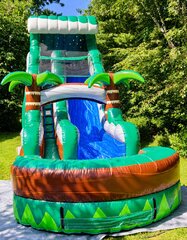 18' Tsunami Waterslide with Pool
