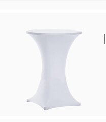 White Spandex Cocktail Table Cover