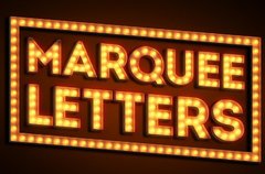 Marquee Letters/ Numbers