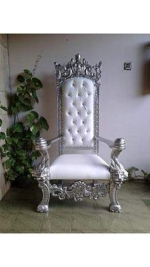 King Henry Silver Trim Chair