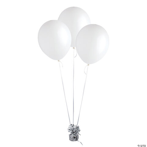 Floor Length 3 Balloon Cluster