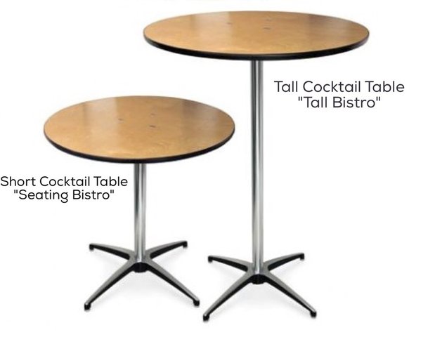 Bistro/Cocktail Table