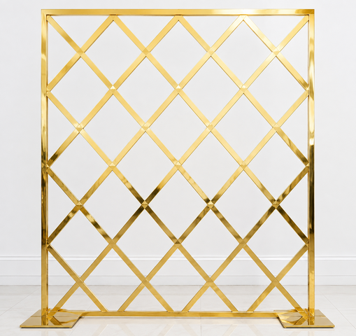 Diamond Cut Gold Wall