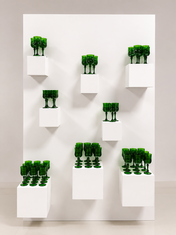 Single White Champagne Wall 