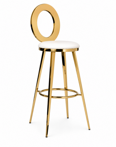 Gold Dior Bar Stool