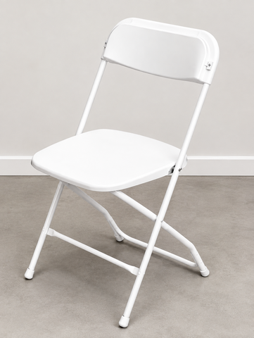 Folding White Children Chair