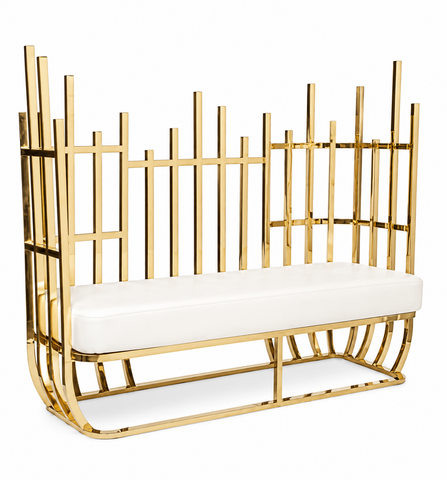 Victory Gold Love Seat