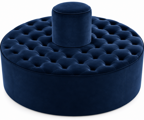 Navy Blue Velvet Lounge