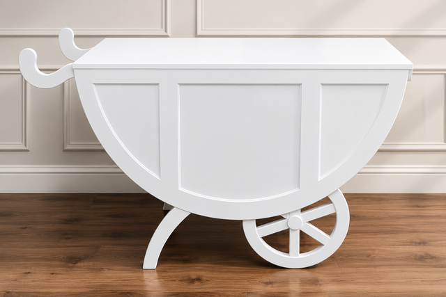 White Candy Cart