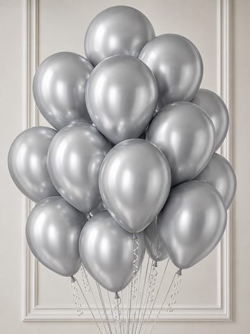 Latex Silver Balloon