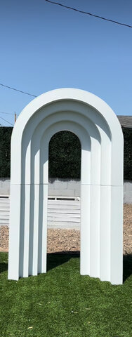 3D Arch Wall  Customizable in any color
