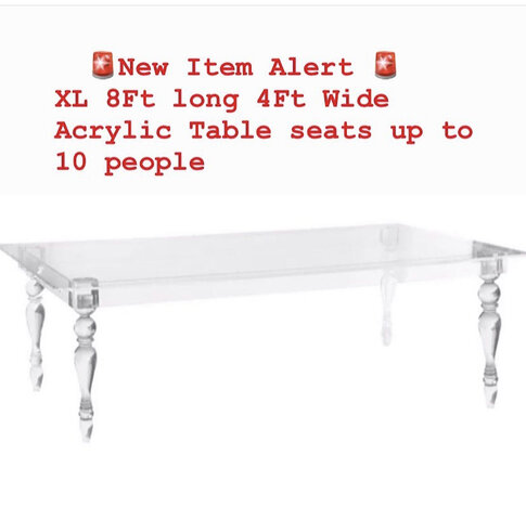 XL Acrylic Table