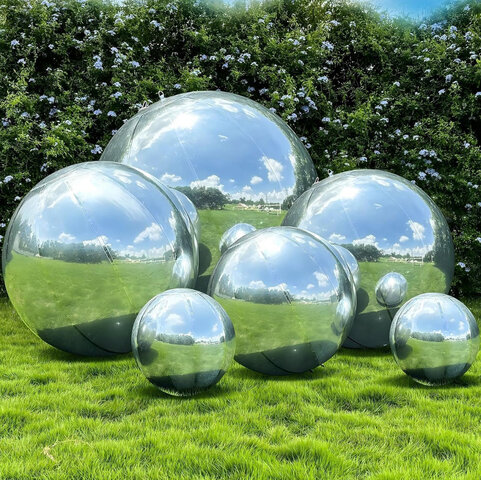 Silver Mirrored Balls