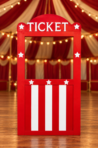 Carnival/ Circus Ticket Booth Stand