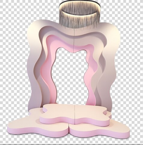 3D Wavy Arch (Customizable)