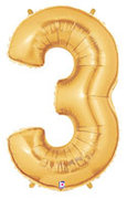 Gold Number "3"