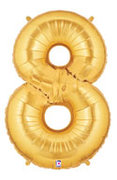 Gold Number "8"