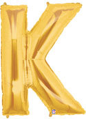 Gold Letter "K"