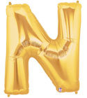 Gold Letter "N"