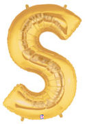 Gold Letter "S"