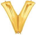 Gold Letter "V"