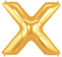 Gold Letter "X"